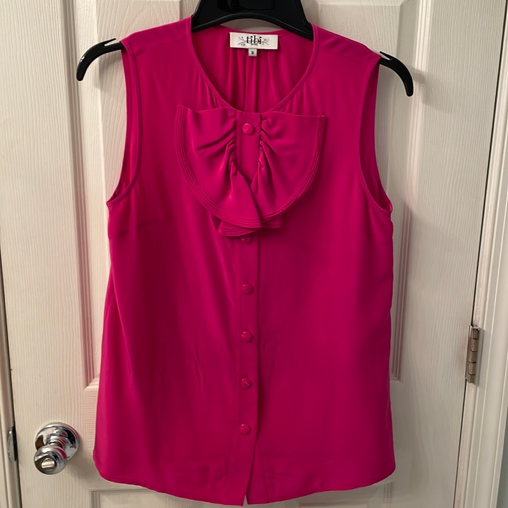 Silk fuschia Tibi shell